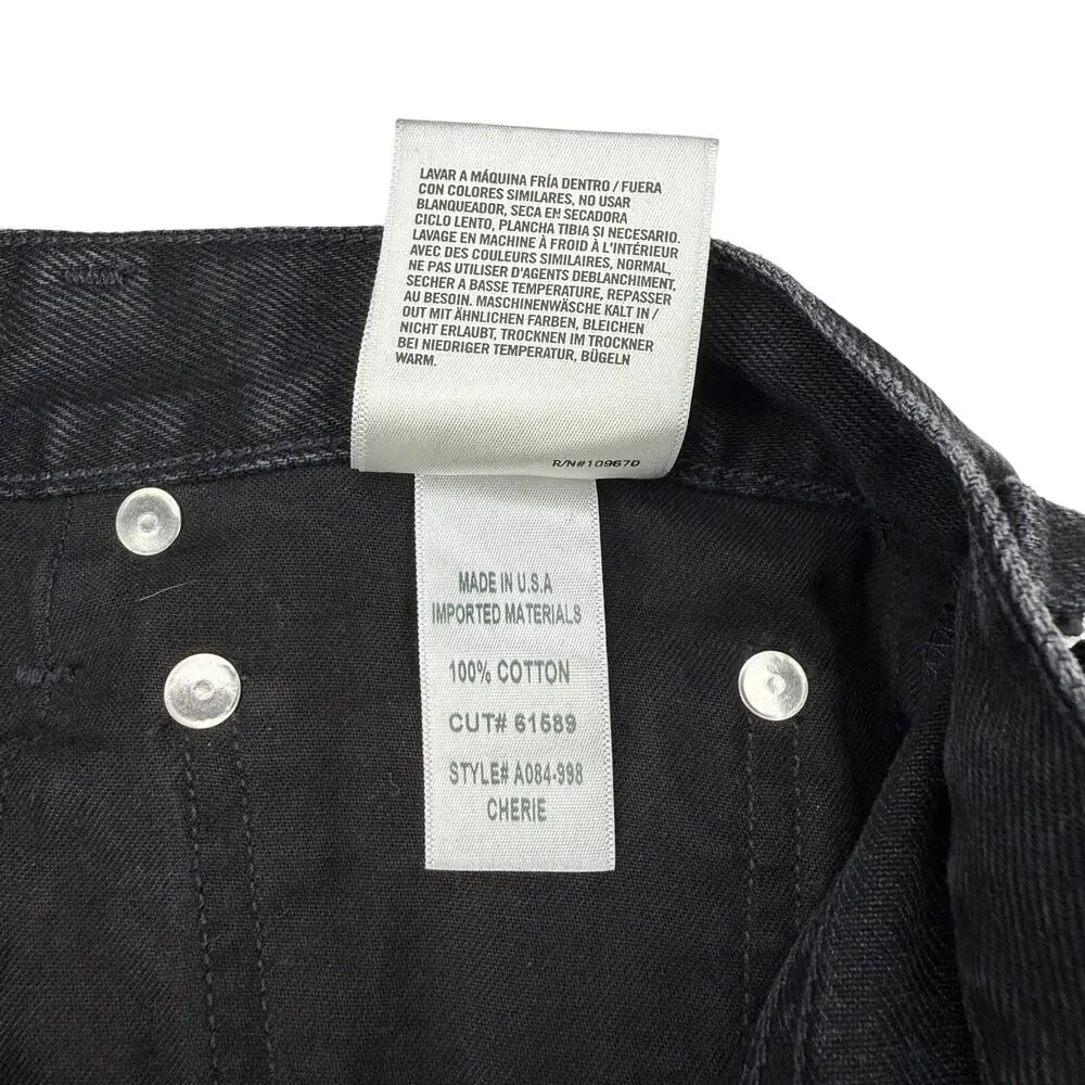 NWT AGOLDE Cherie High Rise Straight Size 29 Distortion - Picture 6 of 8